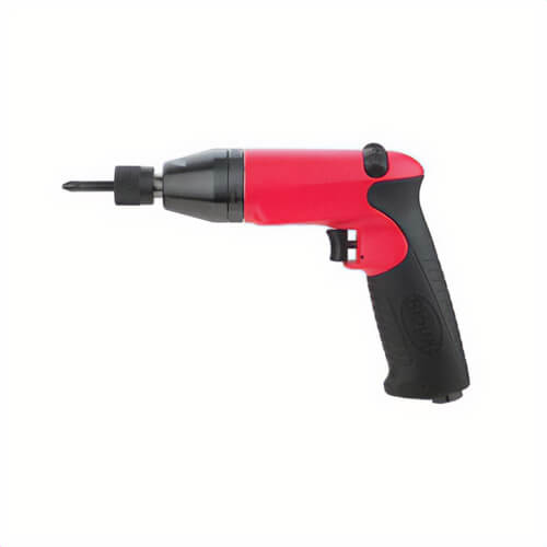 Sioux® SSD6P20P Reversible Pneumatic Screwdriver, 1/4 in Chuck, 6.2 Nm Torque, 25 CFM Air Flow, 90 psi