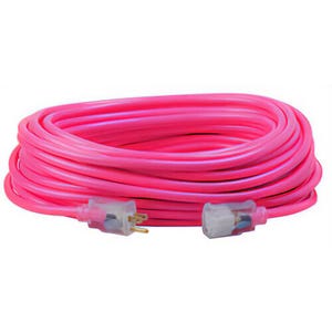 Southwire® CCI® 2579SW000A Heavy Duty High Visibility Extension Cord with Power Light Indicator, 125V, 15 A, 3 Conductors