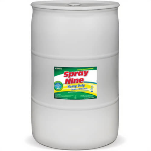 Spray Nine® 26855 Heavy Duty Cleaner, Degreaser and Disinfectant, 55 gal Drum
