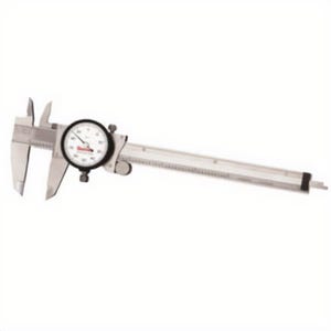 Starrett® 120A-6 Accurate Direct Reading Reliable Dial Caliper with Plastic Case, 0 to 6 in, Graduation 0.001 in