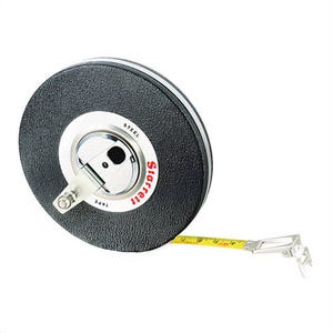 Starrett® 530-30CM Exact® Global Series® Long Measuring Tape, 30 m L x 3/8 in W Blade, Steel Blade, Metric, 1 mm Graduation