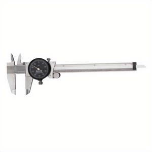 Starrett® B120A-6 Accurate Direct Reading Reliable Dial Caliper with Plastic Case, 0 to 6 in, Graduation 0.001 in