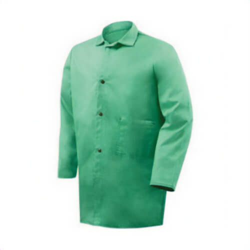 Steiner® Weldlite™ 1336-3X Flame Retardant Jacket, 3XL, Cotton, Green, Resists: Mildew and Rot, Specifications Met: ASTM D6413-10