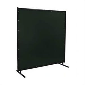 Steiner® Protect-O-Screen® HD™ 533HD-6X8 Flame Retardant Heavy Duty Welding Screen, 6 ft H x 8 ft W, 14 mil Thick, Tinted Transparent Vinyl, Dark Green
