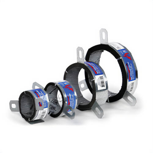 STI® SSC600 Intumescent Firestop Collar, For Use with Plastic Pipe, Galvanized Steel