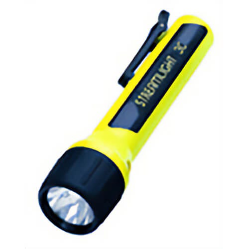 Streamlight® 33254 Xenon Alkaline Flashlight, 50 Lumens, 8.55 in L, 13.5 oz, Waterproof, 5.5 hr Runtime, Wrist Lanyard, Yellow