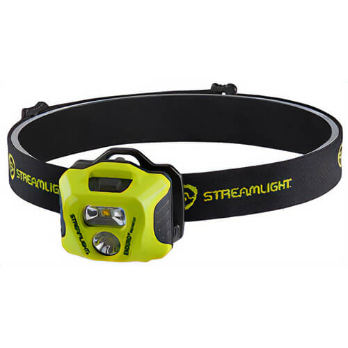 Streamlight® 61424 Enduro® Pro HAZ-LO® Intrinsically Safe Spot and Flood Headlamp, 235 lumens, 1.5V, Includes: Batteries, Headstrap and Hat Strap