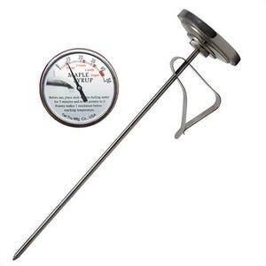 Tel-Tru® 231A08ERAFEADAA Dial Thermometer, Back Connected, 0°/50°C, Recal Nut, 8 in L Stem, 2 in Dial Size