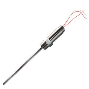 Tel-Tru® NPAA3209A101C0600 Industrial RTD Thermometer Probe, -60°/500°F, 1/2 in NPT, 9 in L Probe, 0.25 in dia Probe