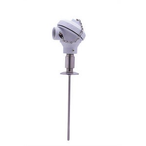 Tel-Tru® SPAA32091001D01A1 Sanitary RTD Thermometer Probe, -60°/500°F, 1.5 in Sanitary Flange, 9 in L Probe, 0.25 in dia Probe