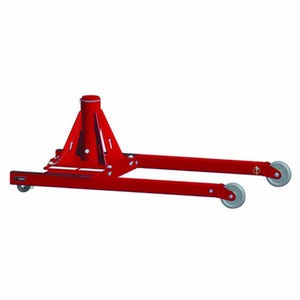Thern® 5BR20 Rolling Davit Crane Wheel Base, Powder Coat Finish