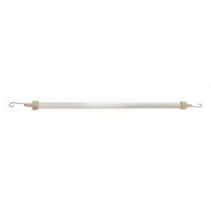 TPI Fostoria 6715058 Quartz Tube, 480 VAC, 2250 W, 50-11/16 in Length, Quartz, Domestic