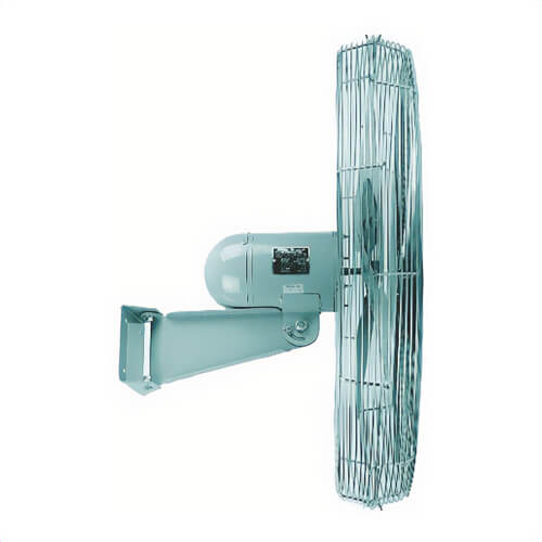 TPI ACU30WO 1-Phase Standard Unassembled Air Circulator, 30 in Blade, 4300 CFM High, 3800 CFM Low Flow Rate, 120 VAC, 2.7 A