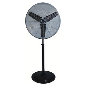 TPI CACU30P 1-Phase Standard Air Circulator, 30 in Blade, 4200 CFM High, 3800 CFM Medium, 3500 CFM Low Flow Rate, 120 VAC, 2.4 A