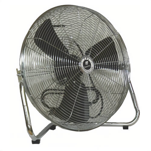 TPI CF18 CF Series 1-Phase Standard Workstation Floor Fan, 18 in Blade, 2550/2700/3150 CFM Flow Rate, 120 VAC, 1.4 A