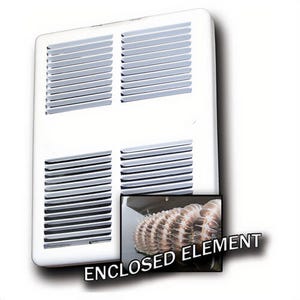 TPI HF3215RPW 3200 Fan Forced Midsized Electric Heater with Wall Box, 1.5/1.125 kW, 208/240 VAC