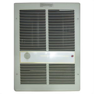 TPI F3316TSRP 3310 1-Phase Fan Forced Heater with In-Built Single Pole Thermostat and Summer Fan Switch, 4 kW, 208 VAC