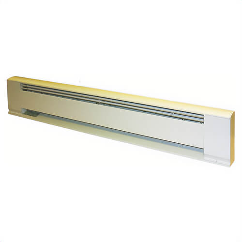 TPI F391048 3900 1-Phase Standard Hydronic Electric Baseboard Heater, 3413 Btu/hr, 208 VAC, 1000 W, Wall Mount