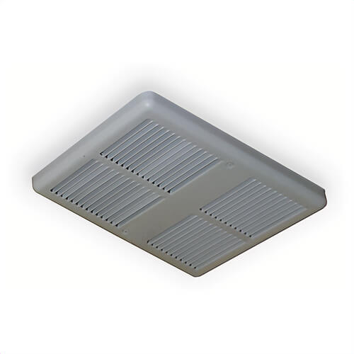 TPI H3032DWBW 3000 1-Phase Fan Forced Standard Ceiling Heater with Back Can and Power Disconnect, 6826 Btu/hr Capacity, 208/240 VAC