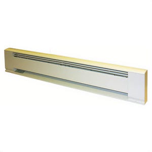 TPI H391572 3900 1-Phase Standard Hydronic Electric Baseboard Heater, 5100/3825 Btu/hr, 240/208 VAC, 1500/1125 W, Wall Mount