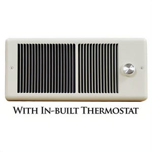 TPI HF4315TRPW 4300 Fan Forced Electric Heater with Wall Box, 1.5/1.125 kW, 208/240 VAC