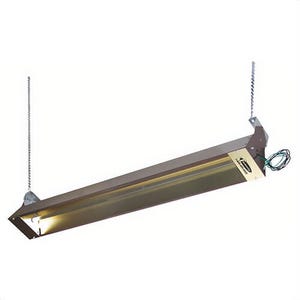 TPI Fostoria OCH57208VE OCH 1 Phase Quartz Electric Infrared Heater, 10239 Btu/hr Capacity, 208 VAC, 3 kW Power Rating