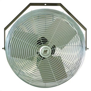 TPI U24TE 1-Phase Standard Workstation Fan, 24 in Blade, 3600/5200/5850 CFM Flow Rate, 120 VAC, 2.4 A