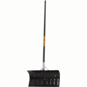 True Temper® 1644300 Snow Pusher with Brace, 24 in W, Steel Blade