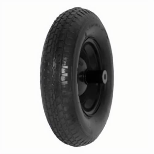 True Temper® T22CC Wheelbarrow Tire, Ribbed, 8 in dia Tire Rim