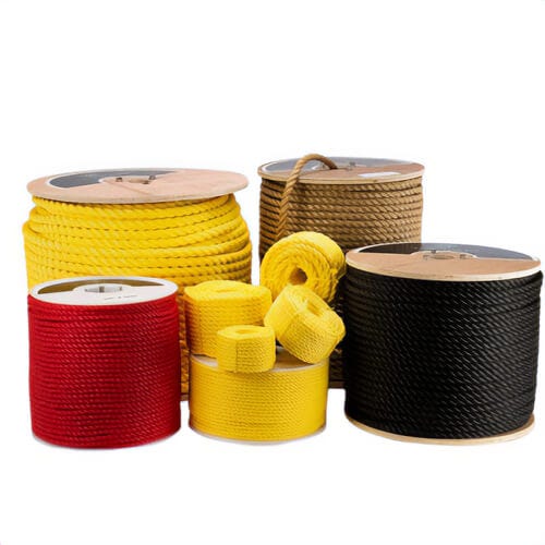 Tytan Twisted Polyester Rope, 3-Strand, UV Resistant, Heat and Abrasion Resistant, 1/4 in x 600 ft