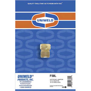 Uniweld® F58L Outlet Adaptor "A" Connection L.H.