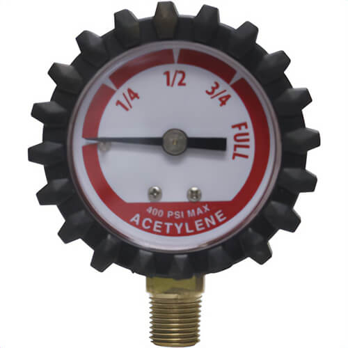 Uniweld® G19 Unigauge Precision Acetylene Replacement Gauge, 400 psi Maximum