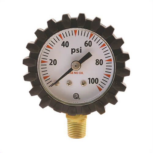 Uniweld® G21D Acetylene Replacement Gauge, 0-400 psi