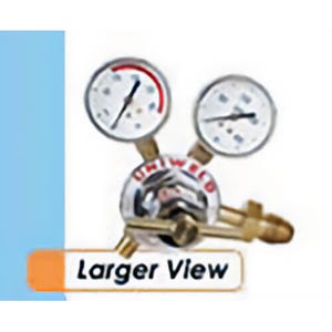 Uniweld® RUH8210 Medium Duty Oxygen Regulator O2 5-125 psig ''B'' Rh CGA540