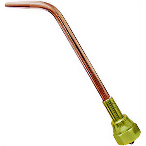 Uniweld® TYPE17-3 V-Style Tip, Single Flame, Series: Type 17, Acetylene/Oxygen Gas, Brass