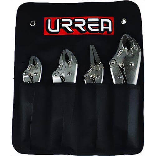 Urrea® 2700LP Locking Pliers Set, 4 pc