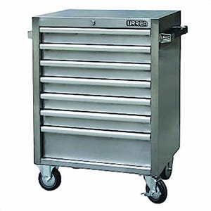 Urrea® H27M7S Roller Cabinet, 27 in, 7 Drawer SS
