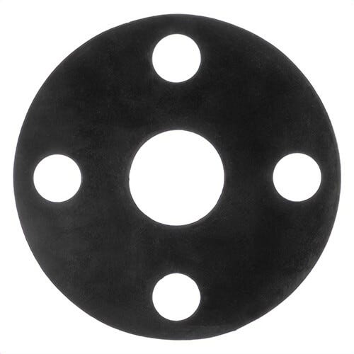 USA Sealing BULK-FG-594 Full Face Flange Gasket, EPDM, 1-1/4 in Nominal, 4-5/8 in OD x 1/16 in Thick, 150 Class, Domestic