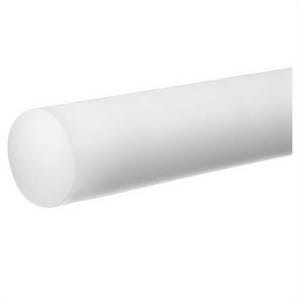 USA Sealing BULK-PR-UHMW-103 Plastic Rod, UHMW Polyethylene, 2 in dia x 1 ft L, White