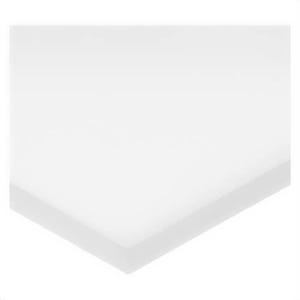 USA Sealing BULK-PS-PE-474 Multi-Purpose Standard Grade Plastic Sheet with Plain Backing, HDPE, 60 in L x 48 in W x 1/8 in Thick, Opaque White