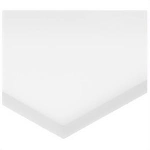 USA Sealing BULK-PS-PE-171 Plastic Bar, HDPE, 48 in L x 2 in W x 1/4 in Thick, Opaque White
