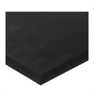 USA Sealing BULK-RS-H40-219 Oil-Resistant Standard Grade Rubber Sheet, Buna-N, 6 in L x 6 in W x 1/16 in Thick, Black