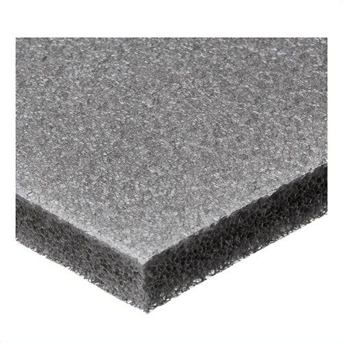 USA Sealing ZUSA-XPE-11 Closed Cell Cross Linked Standard Grade Soft Super Cushioning Foam Sheet, Polyethylene, 12 in L x 12 in W x 1 in Thick, Gray