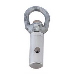 Utility Solutions USIR-002 Blue Stripe® Heavy Duty Ice Roller Pull Ring, Aluminum Roller, 1.75 in dia