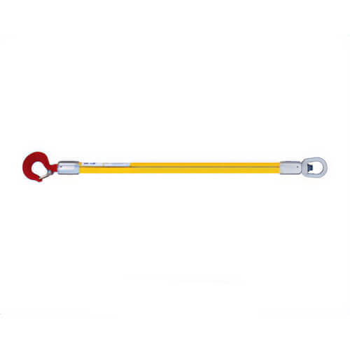 Utility Solutions USLS-024-HOOK Blue Stripe® Link Stick with Safety Hook and Swivel Eye, 24 in Fiberglass, 4,000 lb
