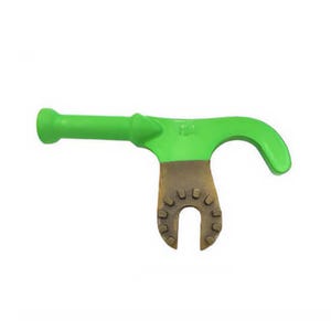 Utility Solutions USSA-OHP-F Universal Hotstick Probe with Green Hi-Viz Coating, for use with Universal Spline Ends