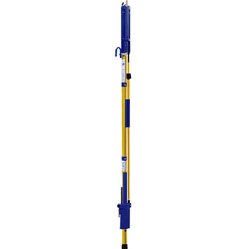 Utility Solutions USSG-T-008-EC Blue Stripe® Telescopic Shotgun Stick with Rubber End Cap, 3 Operating Positions, 8 ft