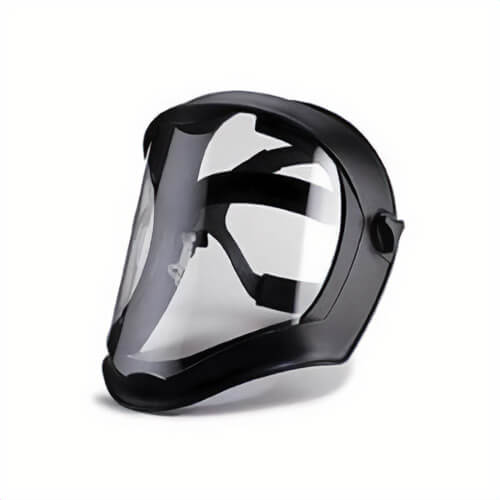UVEX® by Honeywell S8505 Faceshield, Bionic® Series, Clear Visor, Polycarbonate Glass Visor, 1 mm Visor Thickness, ABS Headgear