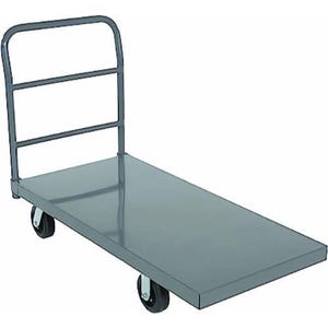 Vestil ECSPT-2448 Steel Platform Truck with Rubber Casters
