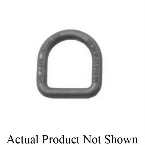 Wallace Forge 2328220 Standard D-Ring with Style A/B Clip, 6000 lb, 3 x 3 in Ring, 5/8 in Bracket
